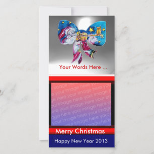 CARTÃO DE FESTIVIDADES PAPAIS NOEIS INSPIRADOS ARCO NATAL