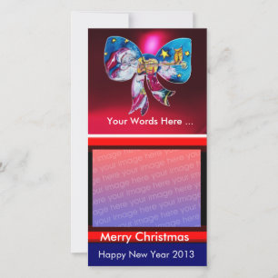 CARTÃO DE FESTIVIDADES PAPAIS NOEIS INSPIRADOS ARCO NATAL