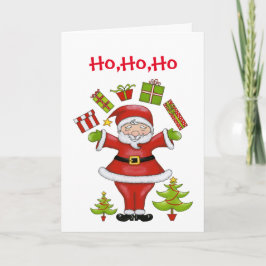 Cartão De Festividades Papais noeis intransigentes