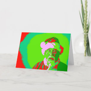 Cartão De Festividades Papais noeis legal pop de Natal - personalizável