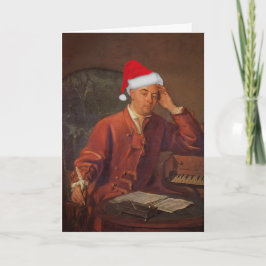 Cartão De Festividades Papais noeis Manipulam Messias Natal Clássico