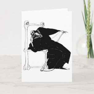 Cartão De Festividades "Papais noeis Muerte" (mexicano Grim Reaper)