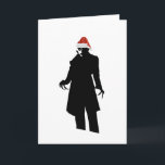 Cartão De Festividades papais noeis nosferatu<br><div class="desc">"papais noeis nosferatu",  "christmas nosferatu",  "santa claus vampire",  "papais noeis vampiro",  "natal vampiro",  "xmas vampiro",  "natal",  "natal gótico",  "gótico natal",  "natal feio",  papais noeis,  "natal feio" Papai Noel",  "natal de pesadelo",  sequências,  brilho,  horror "branco vermelho",  assustador,  nosferatu,  vampiro,  "natal de terror ""natal assustador"" "natal de santuário"</div>