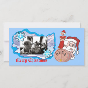 Cartão De Festividades Papais noeis Sneaky, [Adicionar Imagem]
