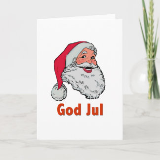 Cartão De Festividades Papais noeis suecos/noruegueses