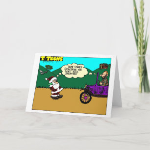 Cartão De Festividades Papais noeis T