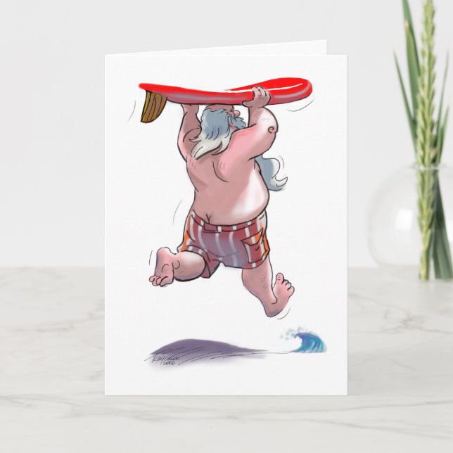 Cartão De Festividades papais noeis UrFiN (Frente)