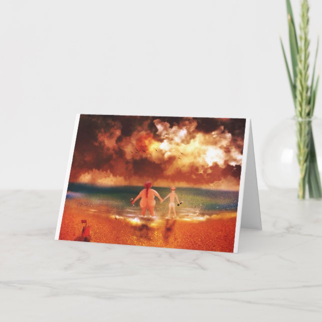 Cartão De Festividades Para Cima (Frente)