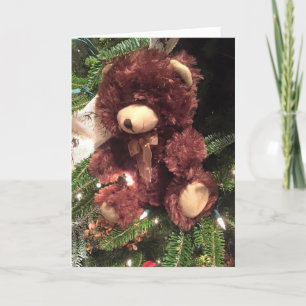 CARTÃO DE FESTIVIDADES PARA **MEU TEDDYBEAR** - NATAL DE MERCADORIAS