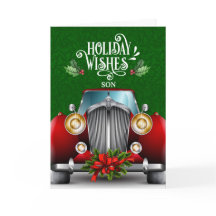 Para o Son Red Classic Car Christmas