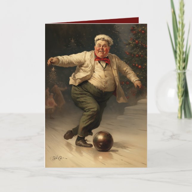 Cartão De Festividades Para os Bowlers (Frente)