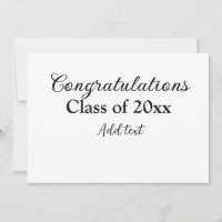 Parabéns de graduação simples, adicionar classes m