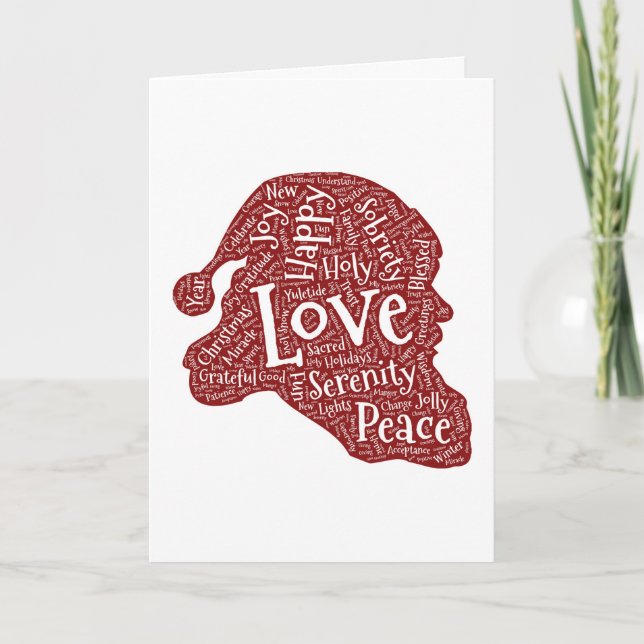 Cartão De Festividades Parabéns em uma outra época natalícia sóbrio! (Frente)