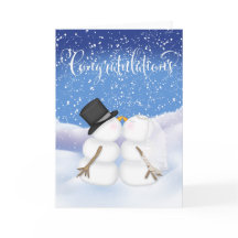 Parabéns por um Casamento de Inverno