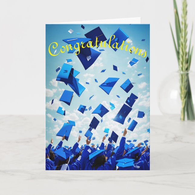 Cartão De Festividades Parabéns - Você Fez A Graduação (Frente)
