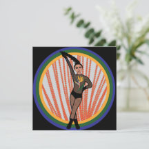 Paradise Dancer B Holiday Card