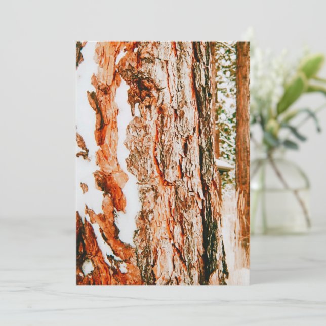 Cartão De Festividades Paraíso Invernal em Bend - Oregon  (Em pé/Frente)