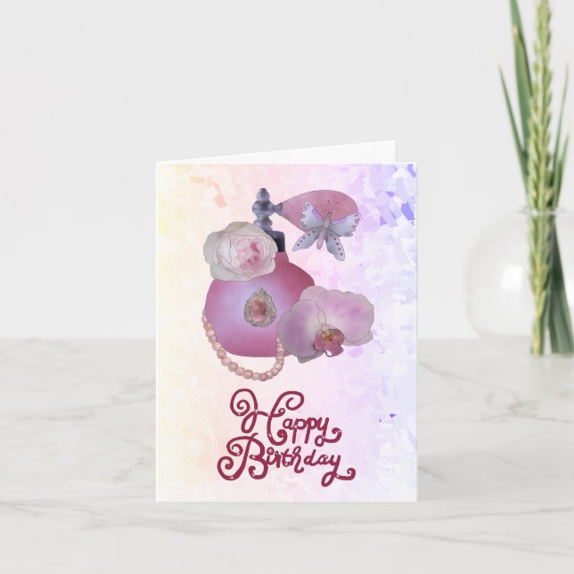 Cartão De Festividades Parfüm (Frente)