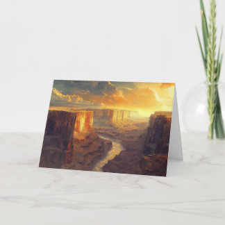 Cartão De Festividades Parque Nacional Personalizado do Grand Canyon