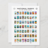Parques Nacionais da Lista dos Estados Unidos Vint