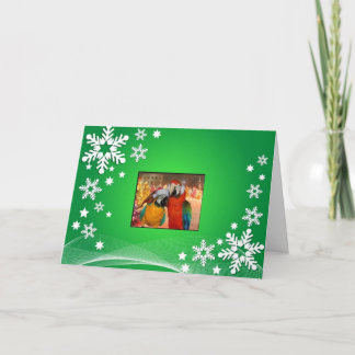 Cartão De Festividades Parrot Card Green