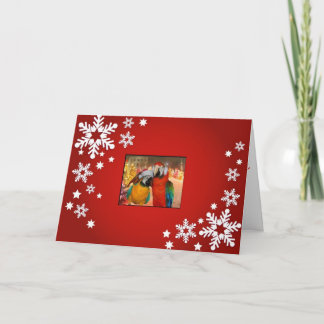 Cartão De Festividades Parrot Card Red