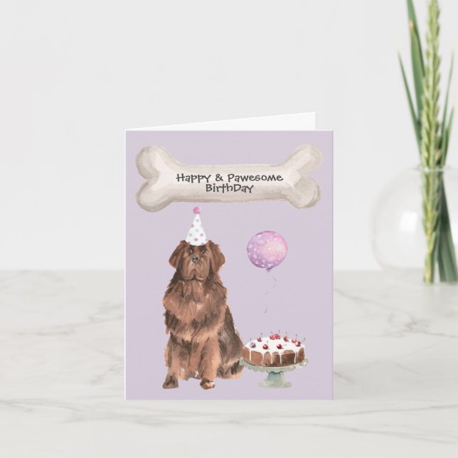 Cartão De Festividades Partido dos Cachorros da Terra Nova (Frente)