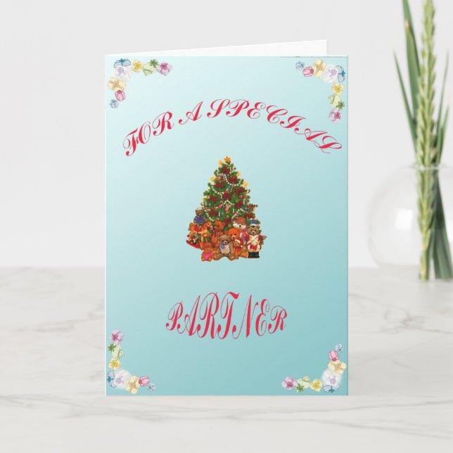 Cartão De Festividades partner card (Frente)