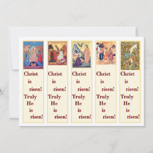 Cartão De Festividades Pascha (Páscoa ortodoxa) conjunto de favoritos cor