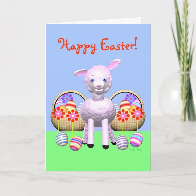 Cartão De Festividades Páscoa (Frente)