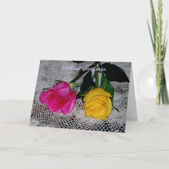 Cartão De Festividades Páscoa (Frente)