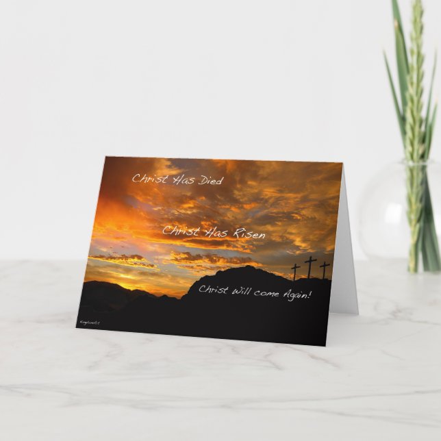 Cartão De Festividades Páscoa (Frente)