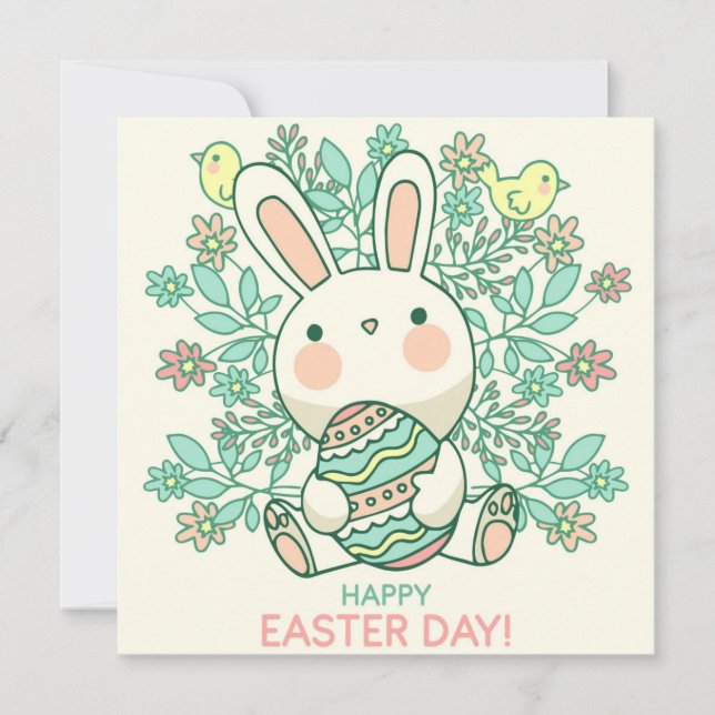 Cartão De Festividades Páscoa (Frente)