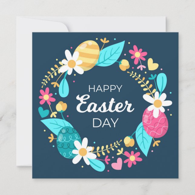 Cartão De Festividades Páscoa (Frente)