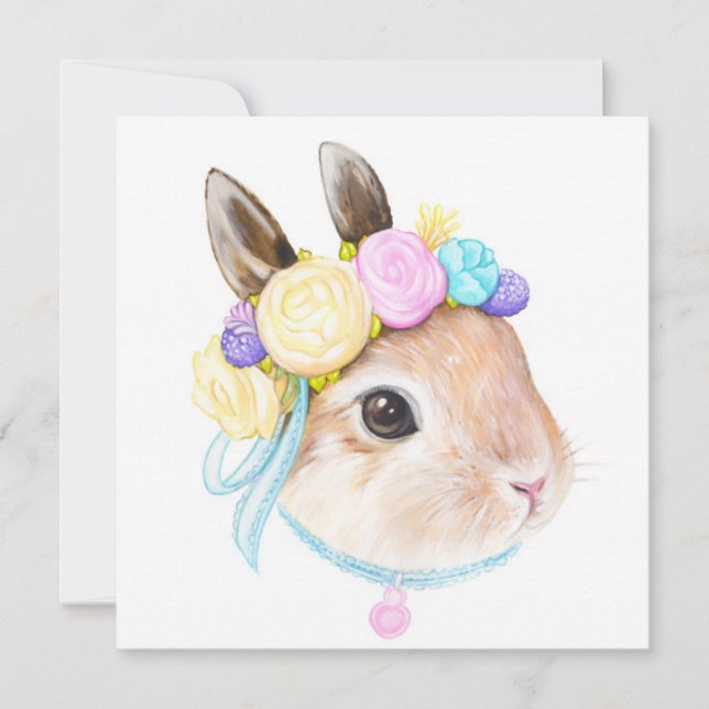 Cartão De Festividades Páscoa (Frente)