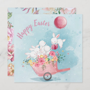 Cartão De Festividades Páscoa Adorável