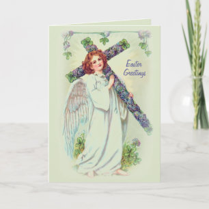 Cartão De Festividades Páscoa Angel