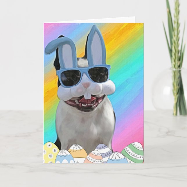 Cartão De Festividades Páscoa Boston 1 (Frente)