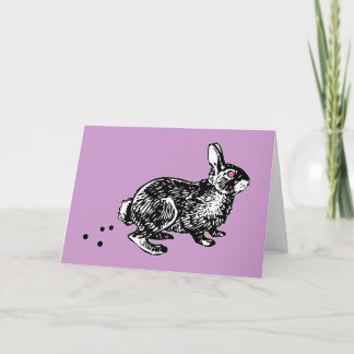 Cartão De Festividades Páscoa Bunny Poo
