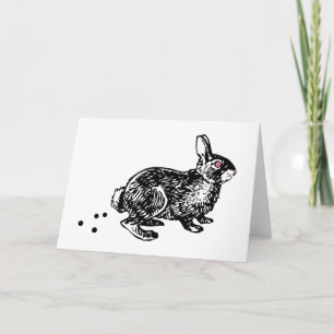 Cartão De Festividades Páscoa Bunny Poo