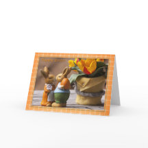 Páscoa - Casal de coelho Felz pascoa