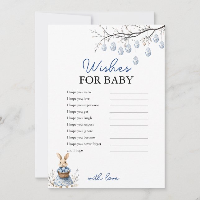 Cartão De Festividades Páscoa Chinoiserie Deseja Uma Placa De Chá de fral (Frente)