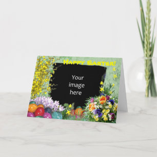 Cartão De Festividades Páscoa com sua foto 