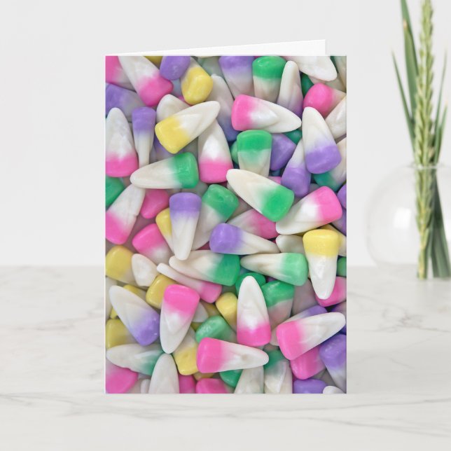 Cartão De Festividades Páscoa de milho doce (Frente)