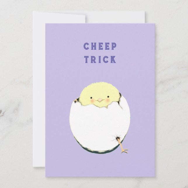 Cartão De Festividades Páscoa engraçada (Frente)