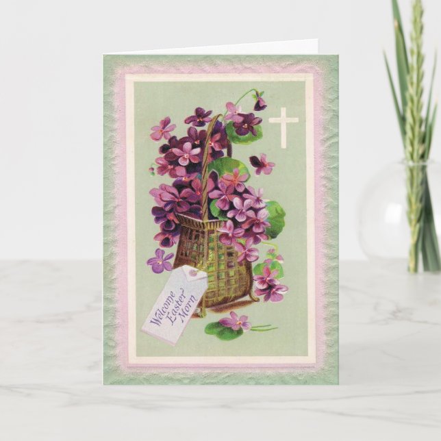 Cartão De Festividades Páscoa Morn (Frente)