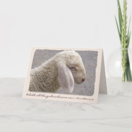 Cartão De Festividades Páscoa/Primavera de Texto Personalizado Da Lâmpada