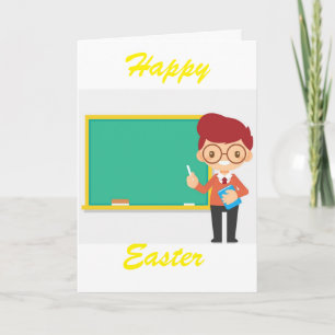 CARTÃO DE FESTIVIDADES **PÁSCOAS ESPECIAIS DESEJA AO MEU PROFESSOR*** CA