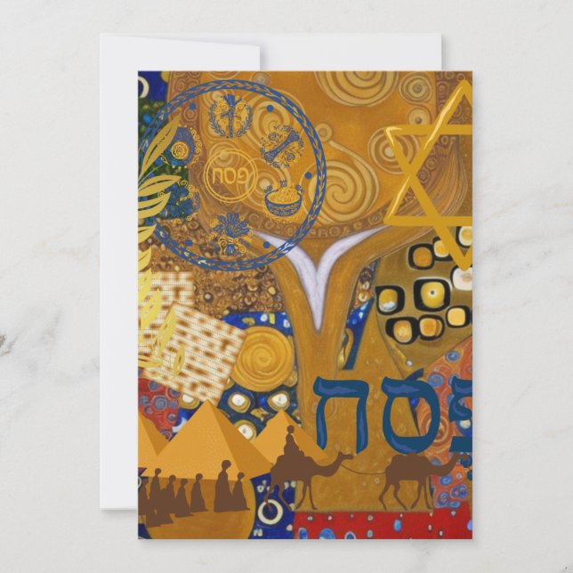 Cartão De Festividades Passagem (Frente)