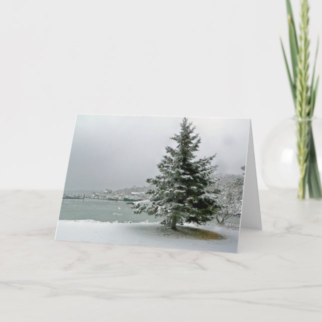 Cartão De Festividades Passagem do inverno (Frente)